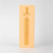 Bandeja de paquete de ampolla de botella de vino Flock